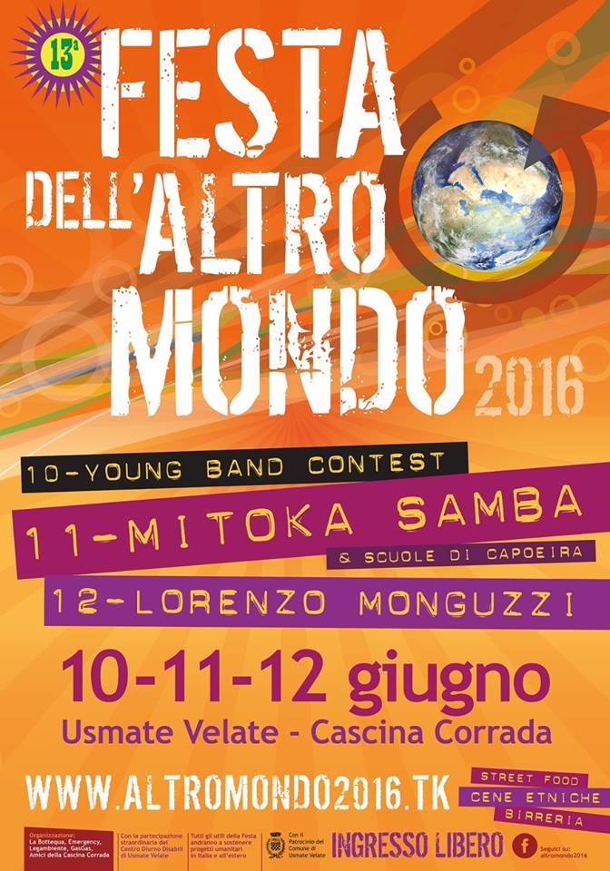 Mitoka Samba Festa Dell Altro Mondo Usmate Cascina Corrada Sabato 11